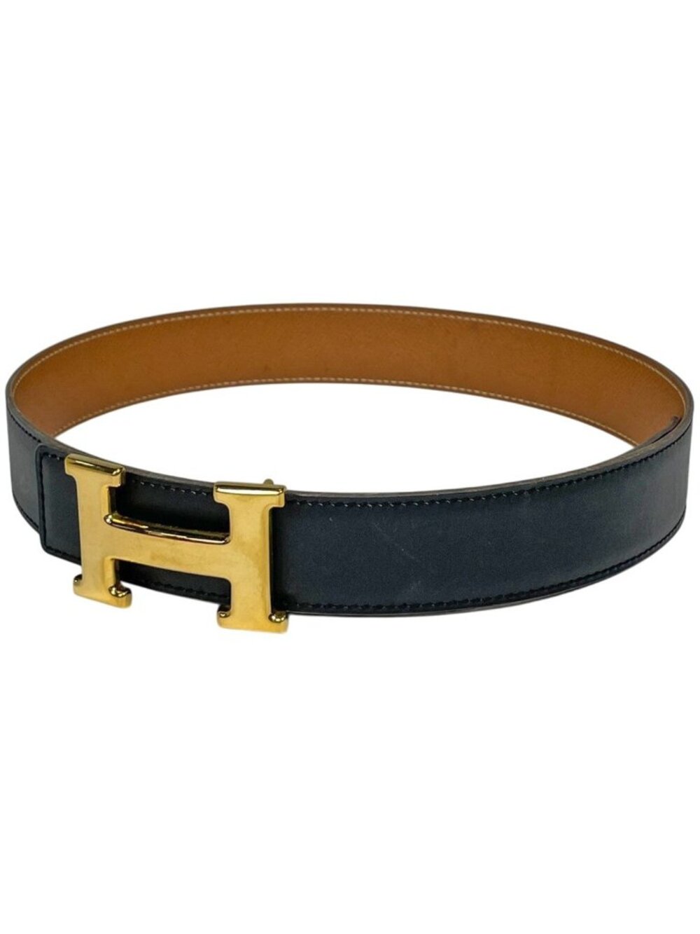 Hermes Constance Reversible Belt Box Calf Black Brown